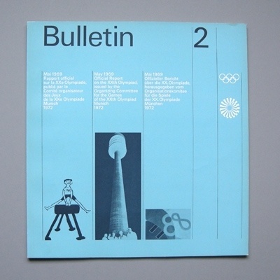 Design by Otl Aicher and Rolf Müller #otl #design #graphic #aicher #olympics