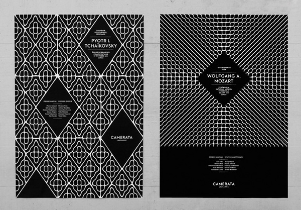 Camerata : DEMIAN CONRAD DESIGN #linework #geometic #pattern #branding