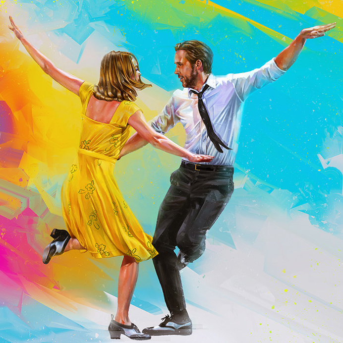 La La Land by Denis Gonchar - Home of the Alternative Movie Poster -AMP-