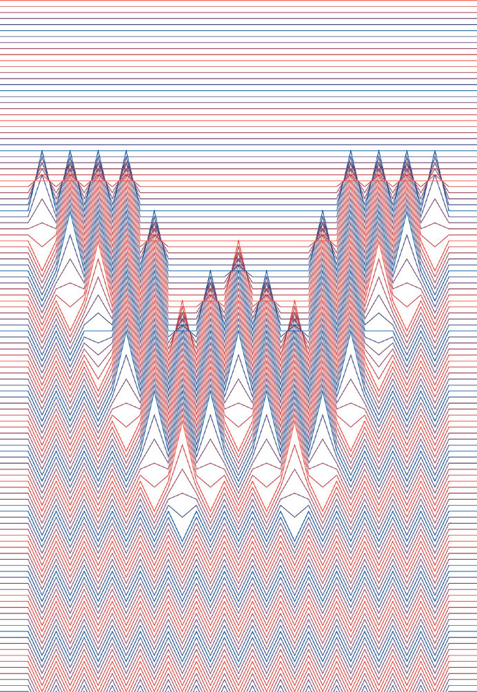 Blue Red Alphabet - www.hansje.net #blue #type #red