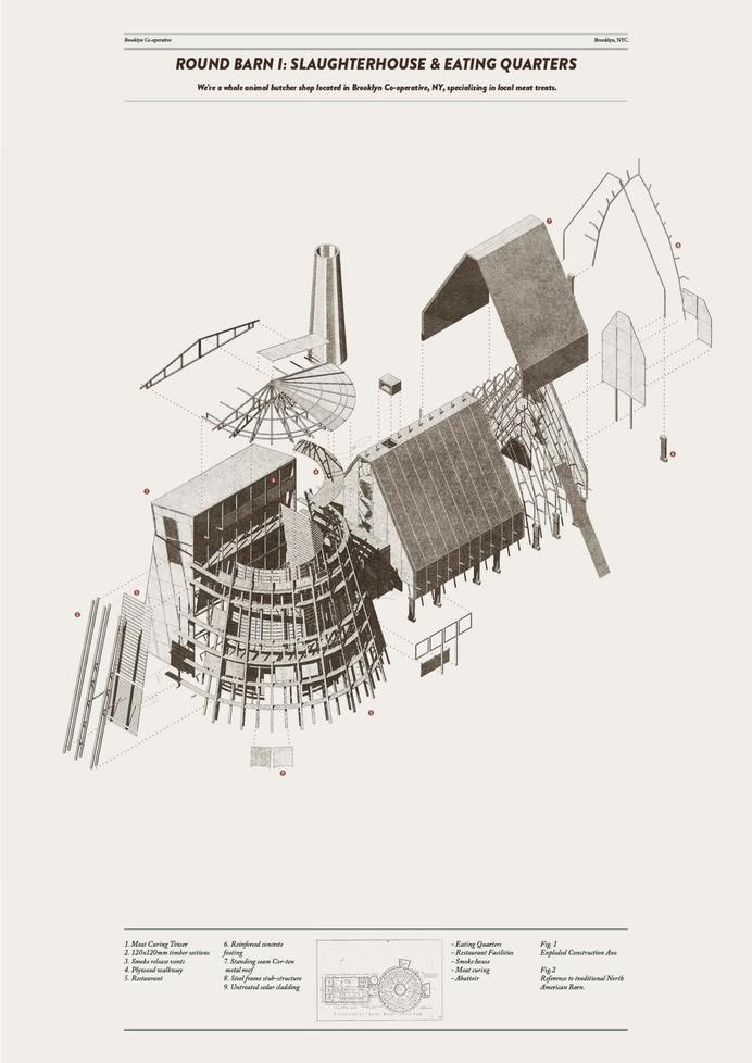 Architecture drawing Yannis Halkiopoulos
