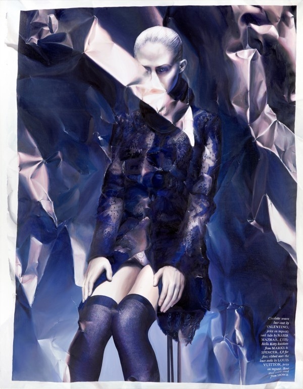 photorealistic fashion spread paintings 1 #painting #paintings