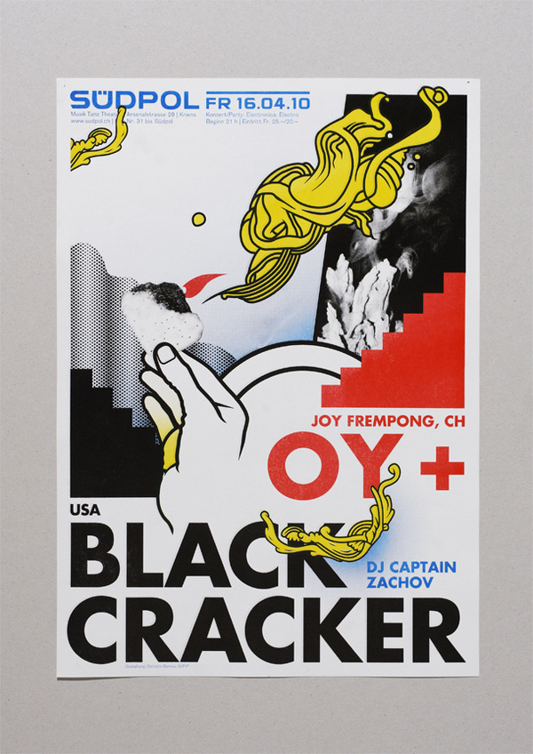 Oy + Black Cracker #vectors #herrpeter #hand #poster