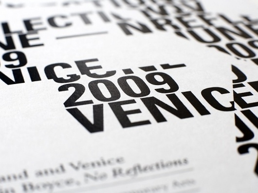 Graphical House - Scotland + Venice #detail #poster #typography