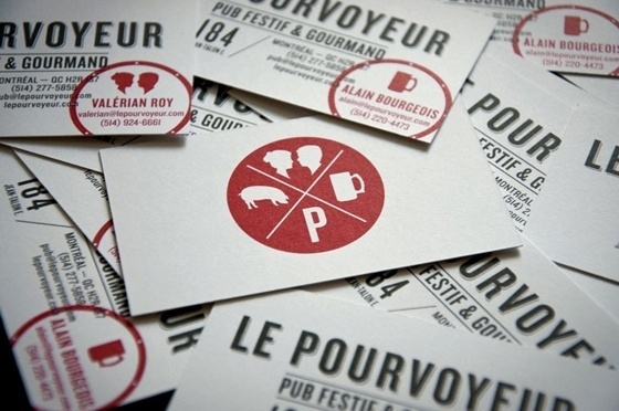 Le Pourvoyeur business card - CardFaves #card #business