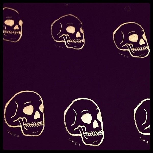 yeah baby! #nksp #nullkommasiebenprozent #skull #shirt #organic #fairtrade #fashion #black #white