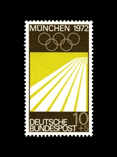 [rafdevis] - Axel Hütte #post #stamp #munchen #germany #1972 #bundespost #olympics #deutsche
