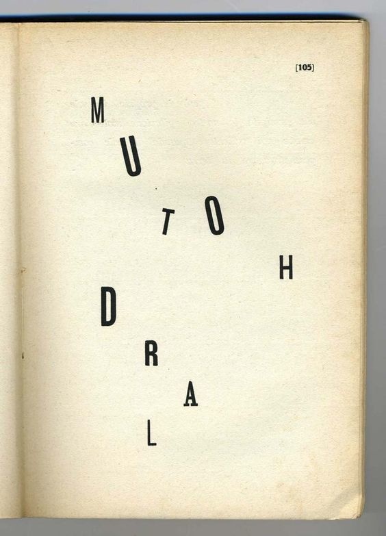As palavras em liberdade compositiva ! Futurismo. Filippo Tommaso Marinetti: Parole in LibertÃ , 1914