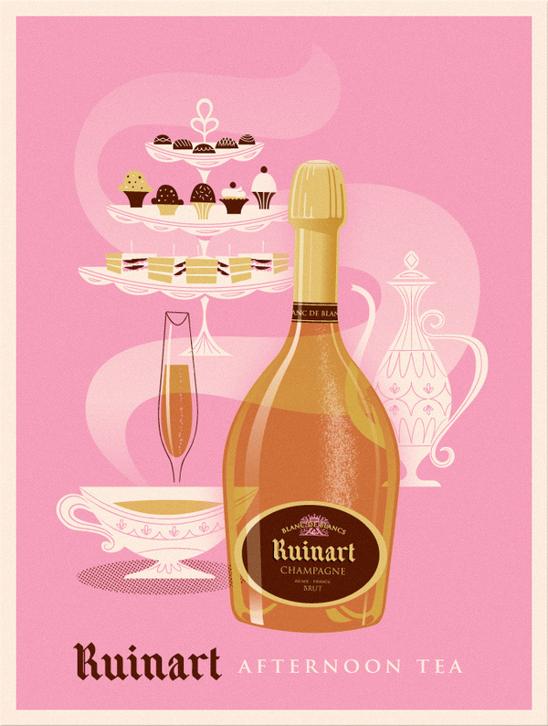 Ruinart 1 #illustration #retro