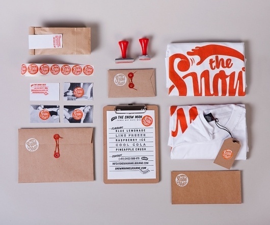 the Snow Man - SilentPartner — The Portfolio of Shane Loorham #design #stationery