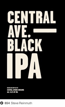 Central Avenue Brewing on Dropula - The inspirational catalogue #type #minimal #poster #typography