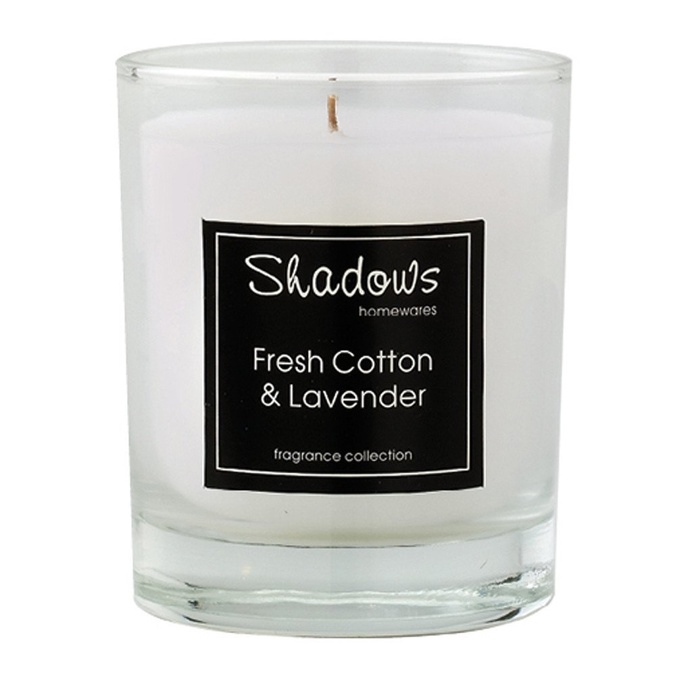 Tumbler Fresh Cotton & Lavender Scented Candle