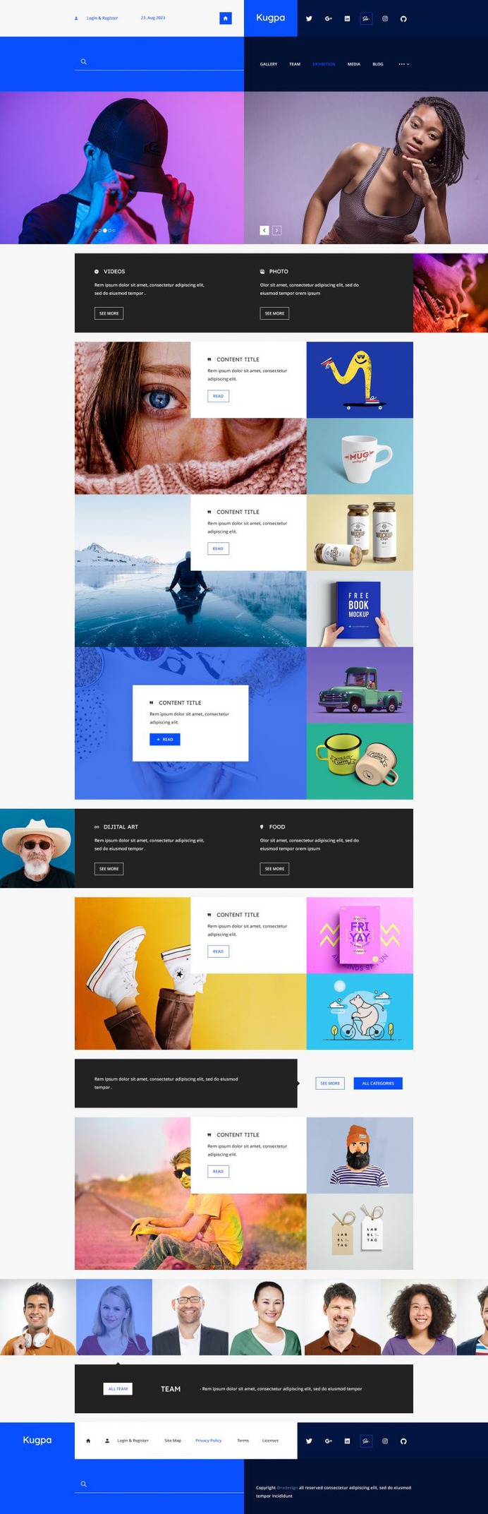 Kugpa – Multipurpose Template