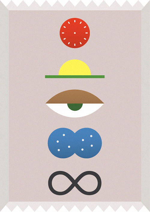 4eva #abstract #sun #pink #print #eye #illustration #minimal #poster #art #time #clock #drawing