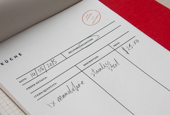 Küche by Rebecca Duff-Smith #graphic design #stationary #print