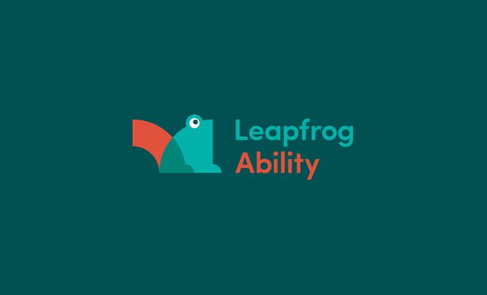 Leapfrog Ability #branding #design #graphic #identity #newcastle #logo #shorthand #brandmark #typography