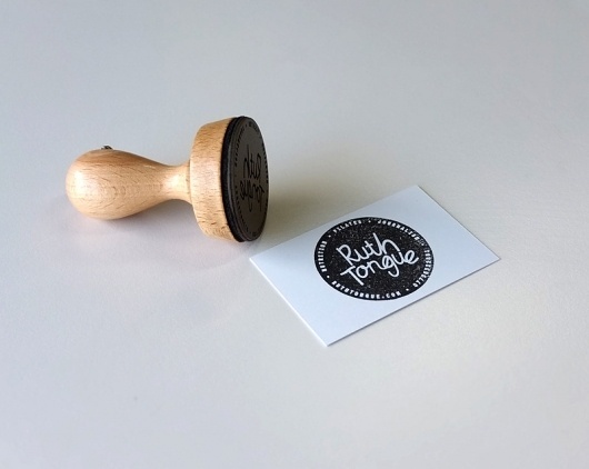 Ruth Tongue - Adam Duckett #logo #stamp #identity #typography