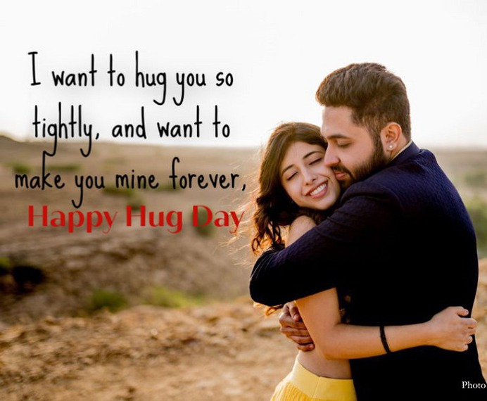 Hug Day 2020 messages for love