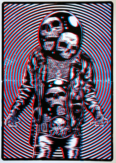 The Gorburger Show SXSW Poster JAMES JIRAT PATRADOON #jiratpatradoon #illustration