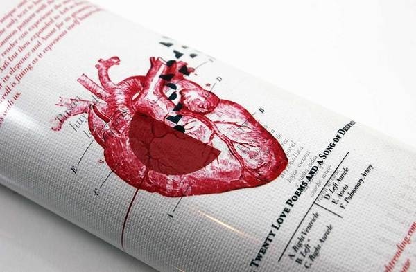 Shellshock Ode to Pablo #design #book #neruda #pablo #poems #love #typography