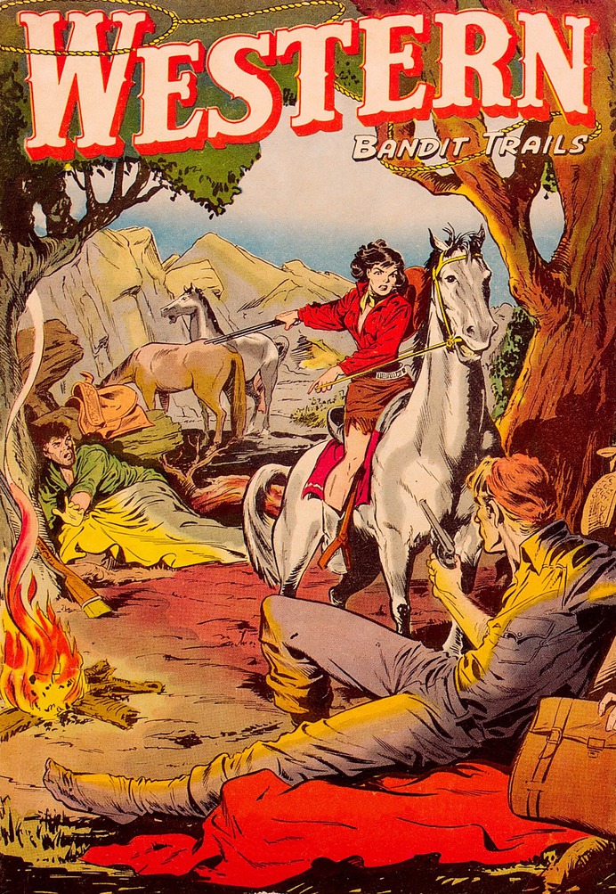 Western Bandit Trails - art by Matt Baker (1954)