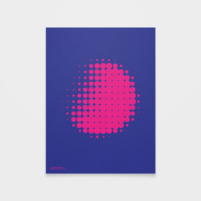 Darkside #halftone #abstract #geometry #forms #print #shapes #circles #dots #minimal #poster