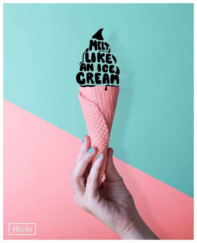 Be Like Typography Design