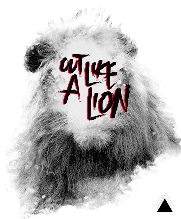 LESS IS MORE // MORE IS LESS on the Behance Network #lion #design #poster #music #typography
