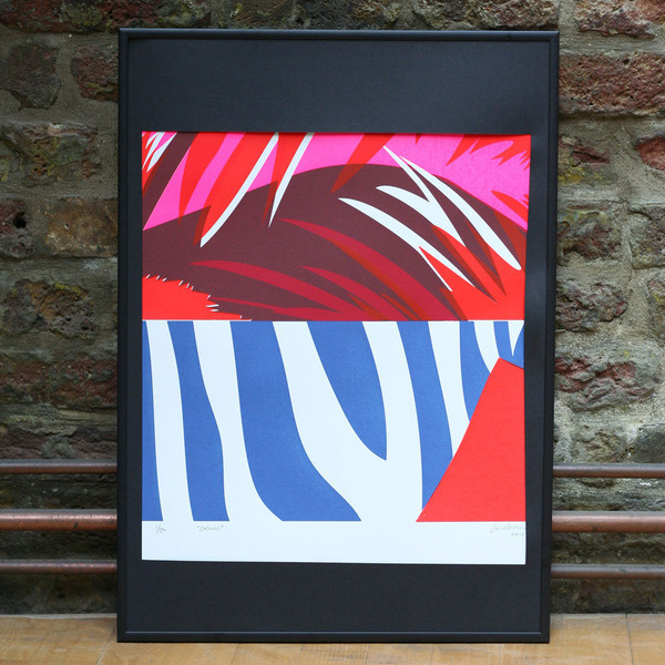 Design by Sarah Nicholson Four-colour Screenprint 220gsm, 420x420mm Edition of 20 Signed and numbered. As part of the 'Go Bump in the Night #print #screen #poster #art #music #layout #typography