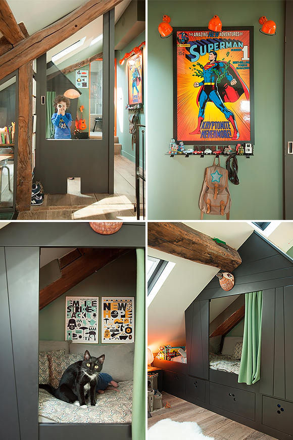 amazing kid's room in interior designer isabelle juy's paris apartment #interior #design #decor #deco #decoration