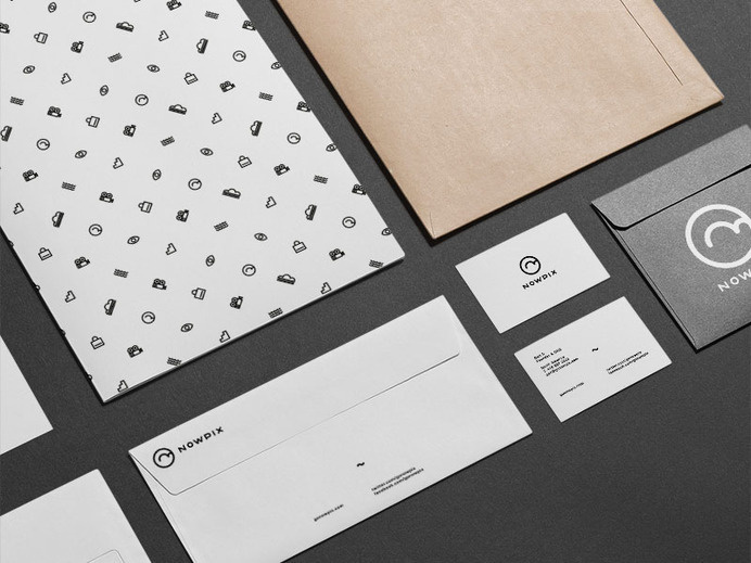 NowPix branding identity - Marco Oggian #id #monogram #branding