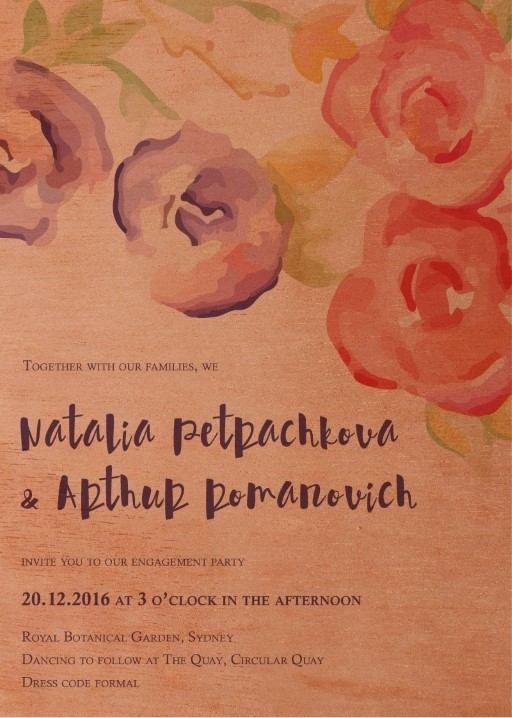 Rustic Botannica - Engagement Invitations #paperlust #engagementinvitation #engagementcard #engagementinspiration #design #paper #printonwo