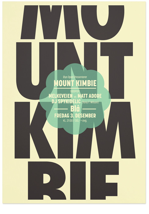 Mount Kimbie #norway #the #system #metric #poster
