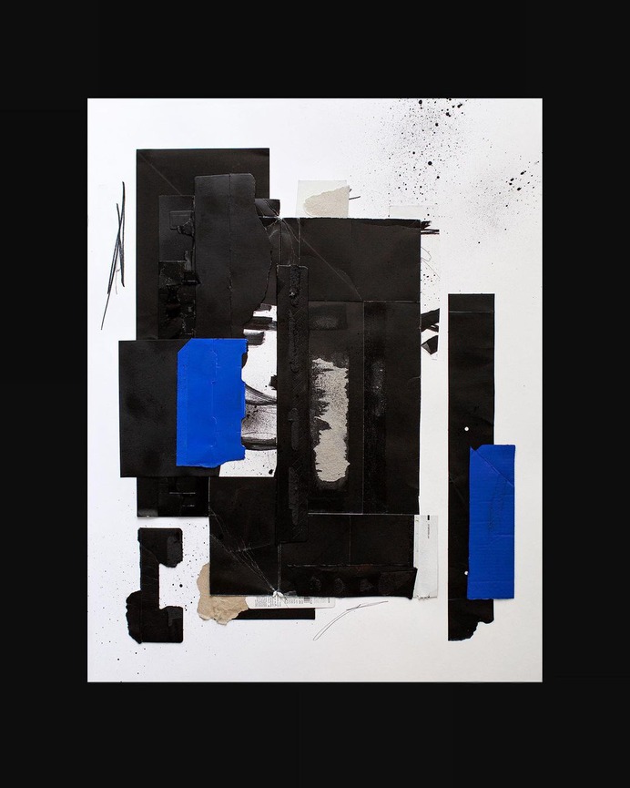 Kike Besada's work seeks the beauty in the commonness of the random and street-found paper scraps, forgotten documents, and unintended graphic compositions. Kike reinterprets mundane & day to day founded documents and salvage papers & different materials through the lens of abstract aesthetics, in order to transcend the documents' original purpose and function.