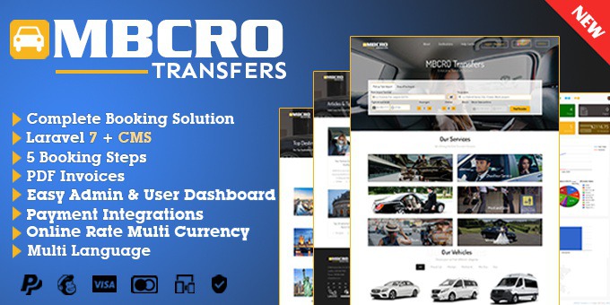 MBCRO Transfers - Booking System