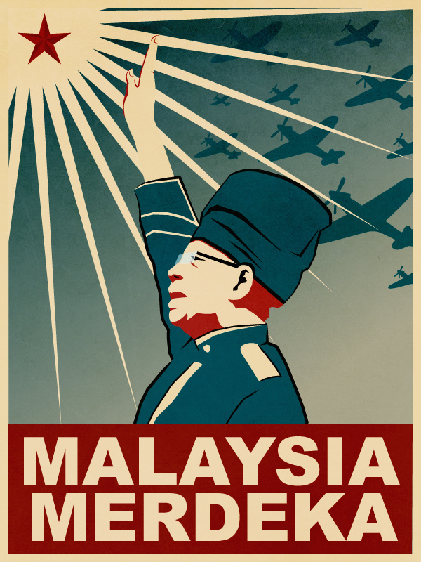 Merdeka and Mouse #propaganda #independent #illustration #malaysia