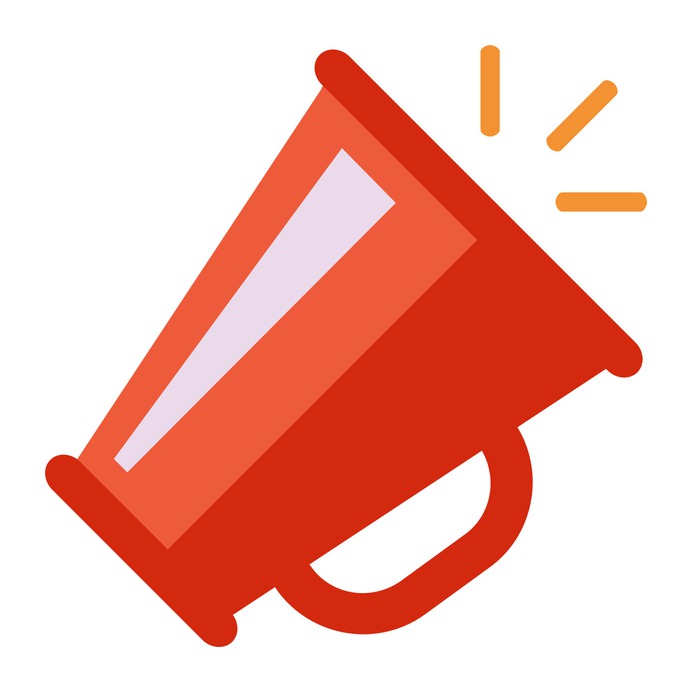 See more icon inspiration related to shout, protest, megaphone, announcement, loudspeaker, announcer and miscellaneous on Flaticon.