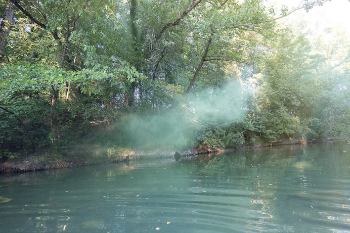 Colorful Smoke in European Landscapes