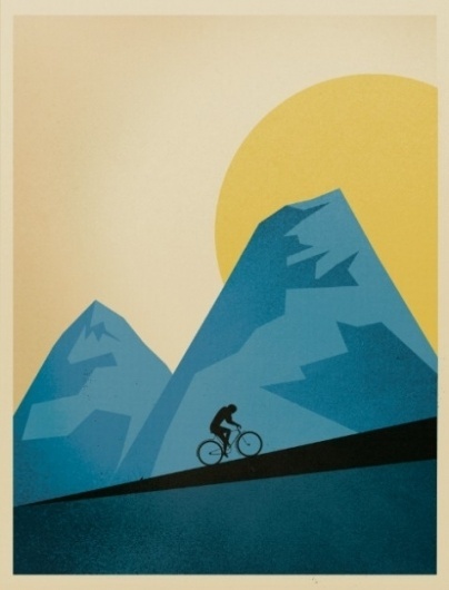 S & S Shop by Script and Seal — Mountain Trails ($20-50) - Svpply #uphill #print #mountain #bicycle