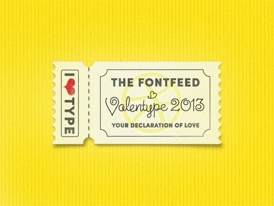 xc2xbbValentype 2013xc2xab Announcement ... #yigouigo