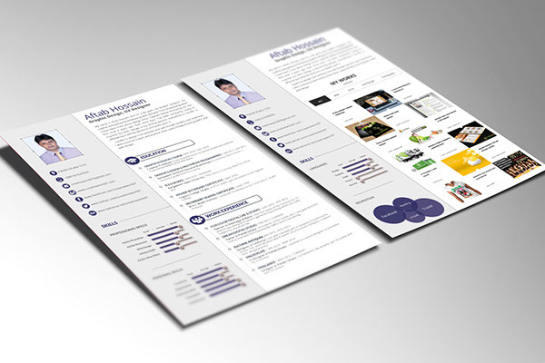 Free 2 Pages Resume Template