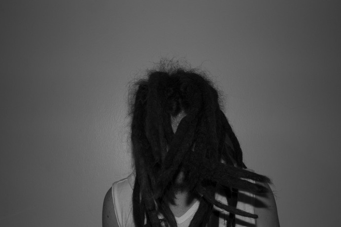 Can you see me? #monochrome #hair #male #portrait #dreads #long #dark