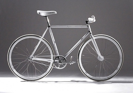 NIKE AF1 SILVER SERVICE FIXIE - Newsflash - Sneaker Freaker Magazine #fixie #fixed #silver #nike #bike