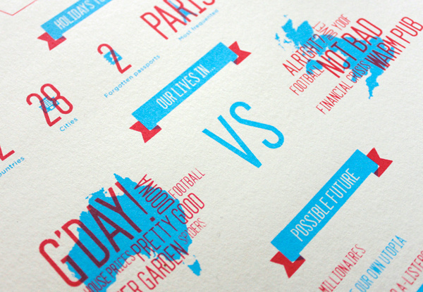Wedding Invitation Infographics // Screen printed on Behance #uncoated #infographics #print #infographic #icons #screen #info #graphics #wedding