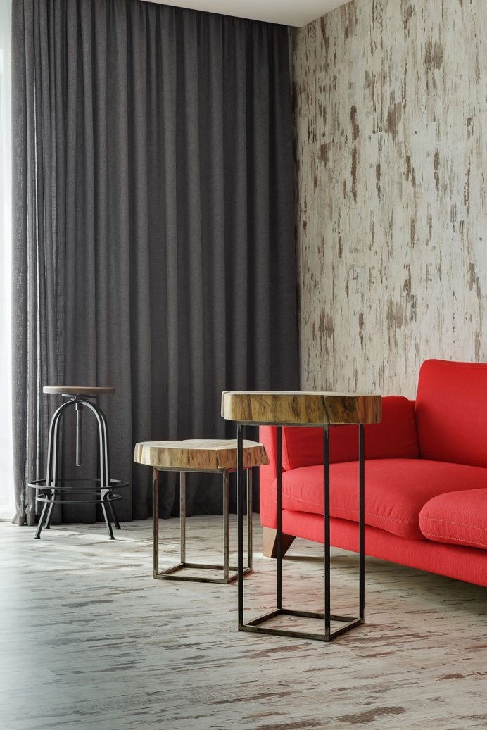 Minimalist Flat in Kiev – Wood and Steel by Nelly Prodan Designs