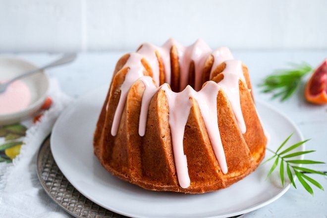 Blutorangen-Gugelhupf mit Buttermilch