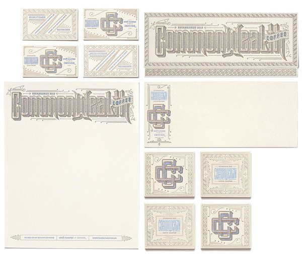 Jono Garrett #stationary #print #logo #brand #identity #type
