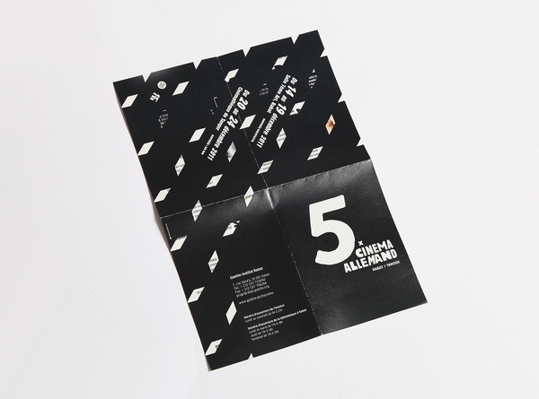 A'ZERO STUDIO / 5XCINEMA #layout #design #brochure #morocco