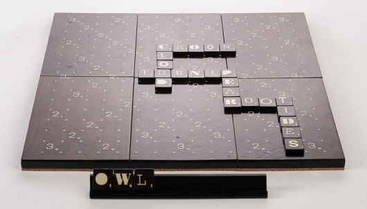 The World's Most Beautiful Scrabble Set | Co.Design #capener #typography #type #game #scrabble #andrew