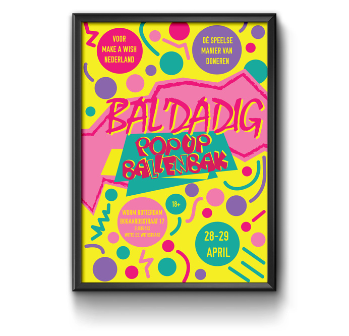 90s poster, ballenbak